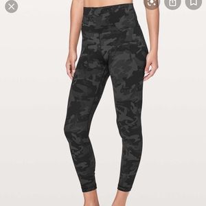 Lululemon Align Camo Incognito size 4 25